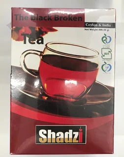 چایی شادزی 500 گرمی + 6 عدد استکان